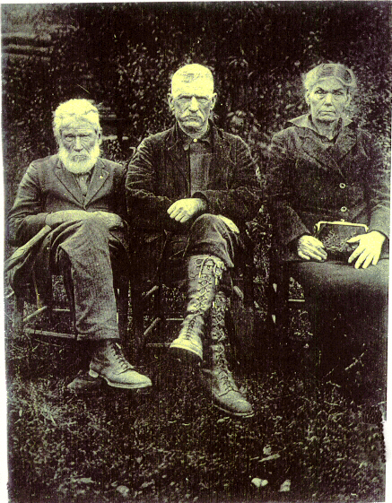 "Red Neck" John Walker, his son James, and Mary Napier